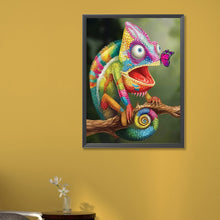 Load image into Gallery viewer, AB Diamond Painting - Full Square - Colorful lizard (45*60CM)
