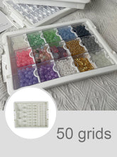 Load image into Gallery viewer, 50 Grids Diamond Painting Bead Storage Container Diamond Art Bead Organizer Box
