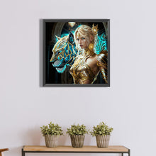 Load image into Gallery viewer, Diamond Painting - Full Round - animal angel elf girl (40*40CM)

