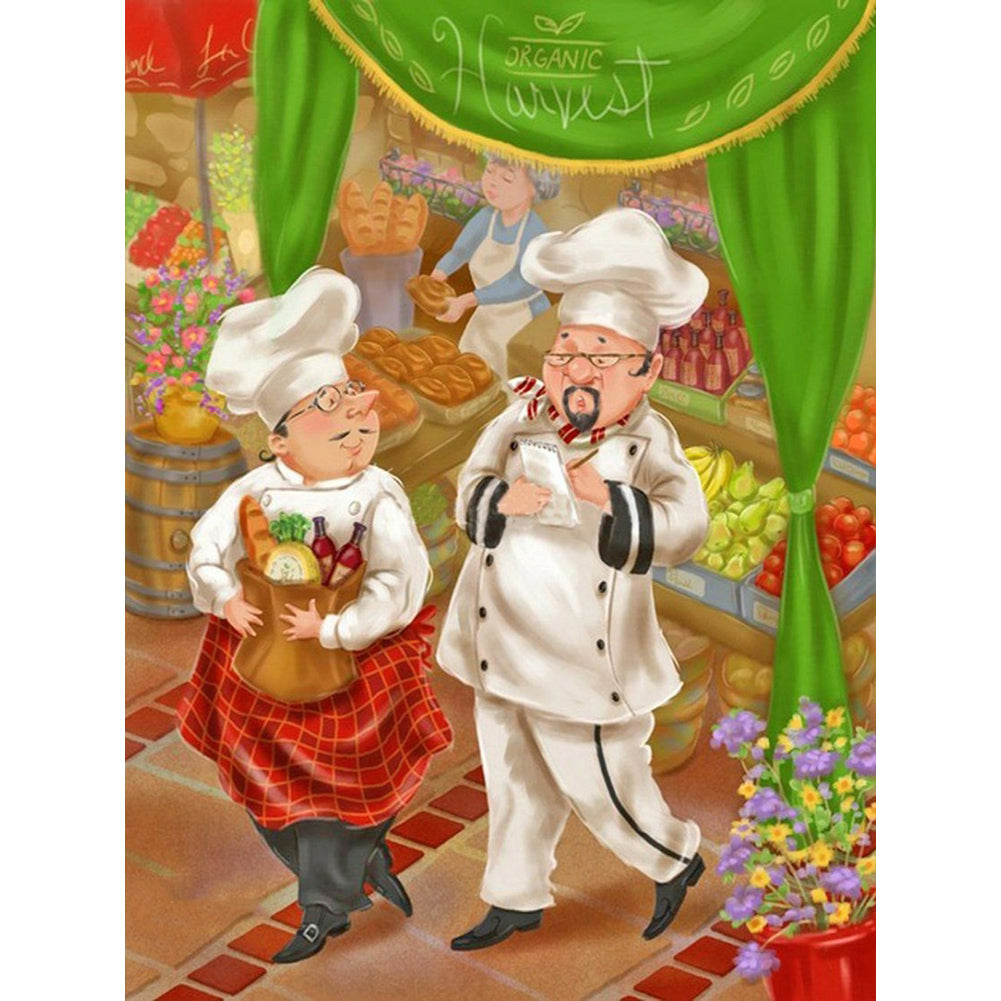 Diamond Painting - Full Round - chef (30*40CM)