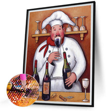 Load image into Gallery viewer, Diamond Painting - Full Round - chef (30*40CM)
