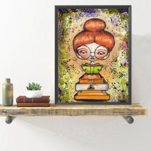 Load image into Gallery viewer, Diamond Painting - Full Round - nerdy girl (40*50CM)
