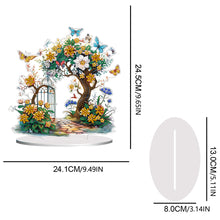 Load image into Gallery viewer, Double Side Special Shaped Flower Desktop Diamond Art Kits for Home Office Decor
