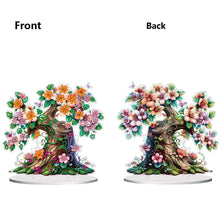 Load image into Gallery viewer, Double Side Special Shaped Flower Desktop Diamond Art Kits for Home Office Decor
