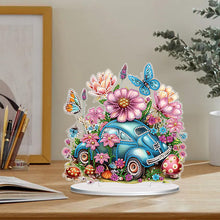 Load image into Gallery viewer, Double Side Special Shaped Flower Desktop Diamond Art Kits for Home Office Decor
