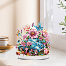 Load image into Gallery viewer, Double Side Special Shaped Flower Desktop Diamond Art Kits for Home Office Decor
