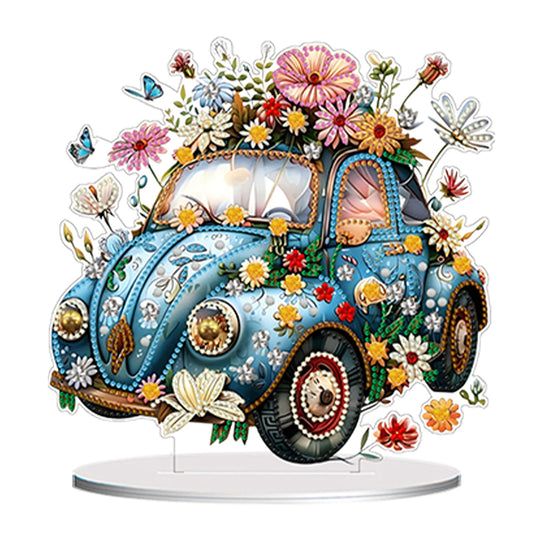 Double Side Special Shaped Flower Desktop Diamond Art Kits for Home Office Decor
