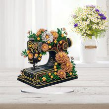 Load image into Gallery viewer, Double Sided Special Shaped Flower Sewing Machine Diamond Painting Desktop Decor
