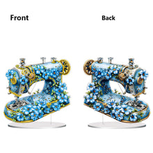 Load image into Gallery viewer, Double Sided Special Shaped Flower Sewing Machine Diamond Painting Desktop Decor
