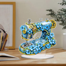 Load image into Gallery viewer, Double Sided Special Shaped Flower Sewing Machine Diamond Painting Desktop Decor
