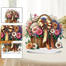Load image into Gallery viewer, Double Side Special Shaped Flower Basket 5D DIY Diamond Art Tabletop Decorations
