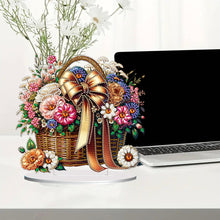 Load image into Gallery viewer, Double Side Special Shaped Flower Basket 5D DIY Diamond Art Tabletop Decorations
