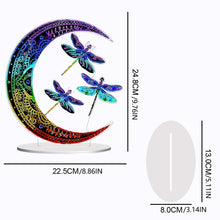 Load image into Gallery viewer, Double Side Special Shaped Butterfly Moon Diamond Painting Desktop Ornaments Kit
