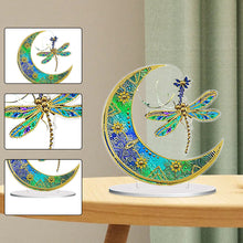 Load image into Gallery viewer, Double Side Special Shaped Butterfly Moon Diamond Painting Desktop Ornaments Kit
