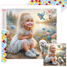 Load image into Gallery viewer, Diamond Painting - Full Square - little girl (30*30CM)
