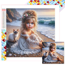 Load image into Gallery viewer, Diamond Painting - Full Square - little girl (30*30CM)

