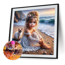 Load image into Gallery viewer, Diamond Painting - Full Square - little girl (30*30CM)
