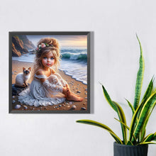Load image into Gallery viewer, Diamond Painting - Full Square - little girl (30*30CM)
