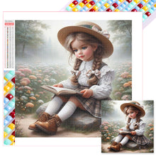 Load image into Gallery viewer, Diamond Painting - Full Square - little girl (30*30CM)
