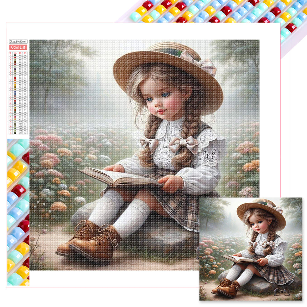 Diamond Painting - Full Square - little girl (30*30CM)