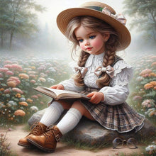 Load image into Gallery viewer, Diamond Painting - Full Square - little girl (30*30CM)
