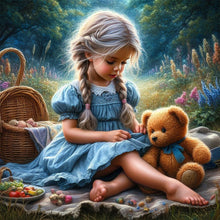 Load image into Gallery viewer, Diamond Painting - Full Square - little girl (30*30CM)
