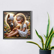 Load image into Gallery viewer, Diamond Painting - Full Square - little girl (30*30CM)
