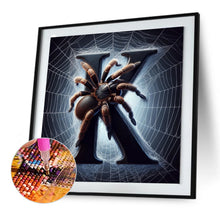 Load image into Gallery viewer, Diamond Painting - Full Round - Spider Letter-K (30*30CM)
