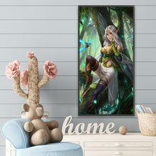 Load image into Gallery viewer, Diamond Painting - Full Round - forest fairy (30*70CM)
