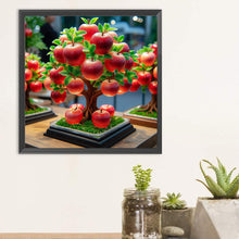 Load image into Gallery viewer, Diamond Painting - Full Round - fortune apple tree (30*30CM)
