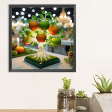Load image into Gallery viewer, Diamond Painting - Full Round - fortune apple tree (30*30CM)
