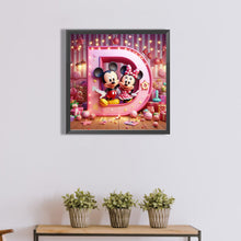 Load image into Gallery viewer, Diamond Painting - Full Round - disney mickey minnie letters (40*40CM)
