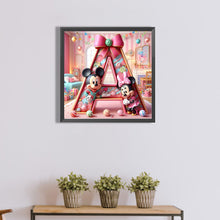 Load image into Gallery viewer, Diamond Painting - Full Round - disney mickey minnie letters (40*40CM)
