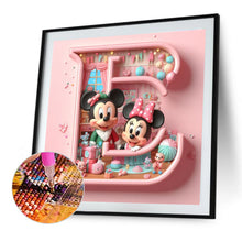 Load image into Gallery viewer, Diamond Painting - Full Round - disney mickey minnie letters (40*40CM)
