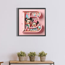 Load image into Gallery viewer, Diamond Painting - Full Round - disney mickey minnie letters (40*40CM)
