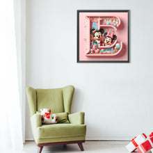 Load image into Gallery viewer, Diamond Painting - Full Round - disney mickey minnie letters (40*40CM)
