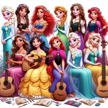 Load image into Gallery viewer, Diamond Painting - Full Round - Disney Princess (40*40CM)
