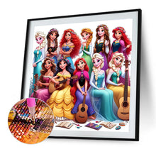 Load image into Gallery viewer, Diamond Painting - Full Round - Disney Princess (40*40CM)
