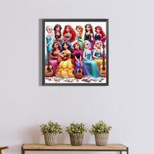 Load image into Gallery viewer, Diamond Painting - Full Round - Disney Princess (40*40CM)
