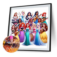 Load image into Gallery viewer, Diamond Painting - Full Round - Disney Princess (40*40CM)
