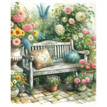 Load image into Gallery viewer, Diamond Painting - Full Round - garden chair (40*50CM)
