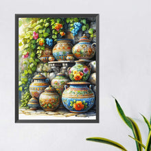 Load image into Gallery viewer, Diamond Painting - Full Round - garden ceramics (40*50CM)
