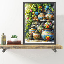 Load image into Gallery viewer, Diamond Painting - Full Round - garden ceramics (40*50CM)
