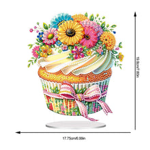 Load image into Gallery viewer, Acrylic Cupcake Desktop Diamond Art Kits 5D DIY Diamond Art Tabletop Decorations
