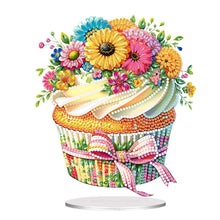 Load image into Gallery viewer, Acrylic Cupcake Desktop Diamond Art Kits 5D DIY Diamond Art Tabletop Decorations
