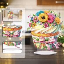 Load image into Gallery viewer, Acrylic Cupcake Desktop Diamond Art Kits 5D DIY Diamond Art Tabletop Decorations
