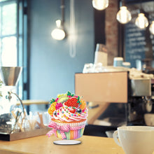 Load image into Gallery viewer, Acrylic Cupcake Desktop Diamond Art Kits 5D DIY Diamond Art Tabletop Decorations
