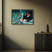 Load image into Gallery viewer, AB Diamond Painting - Full Round - blue leopard (45*30CM)

