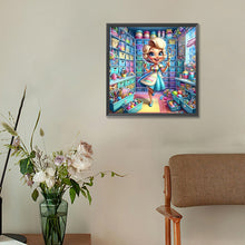 Load image into Gallery viewer, Diamond Painting - Full Round - handmade girl (30*30CM)
