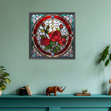 Load image into Gallery viewer, Diamond Painting - Full Round - glass art rose (30*30CM)
